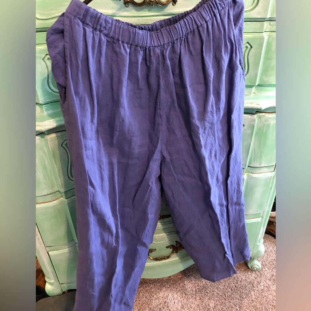 Flax linen pants